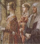 Sandro Botticelli, Domenico Ghirlandaio stories of St john the Baptist the Visitation
